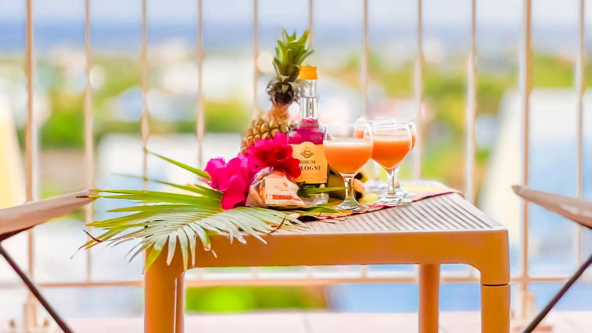 Magnifique Appartement Fleurs Caraibes - 6 Personnes En Residence Avec Piscine Privee - Sainte Anne מראה חיצוני תמונה