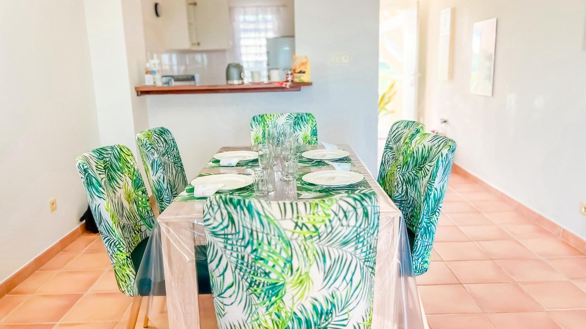 Magnifique Appartement Fleurs Caraibes - 6 Personnes En Residence Avec Piscine Privee - Sainte Anne מראה חיצוני תמונה